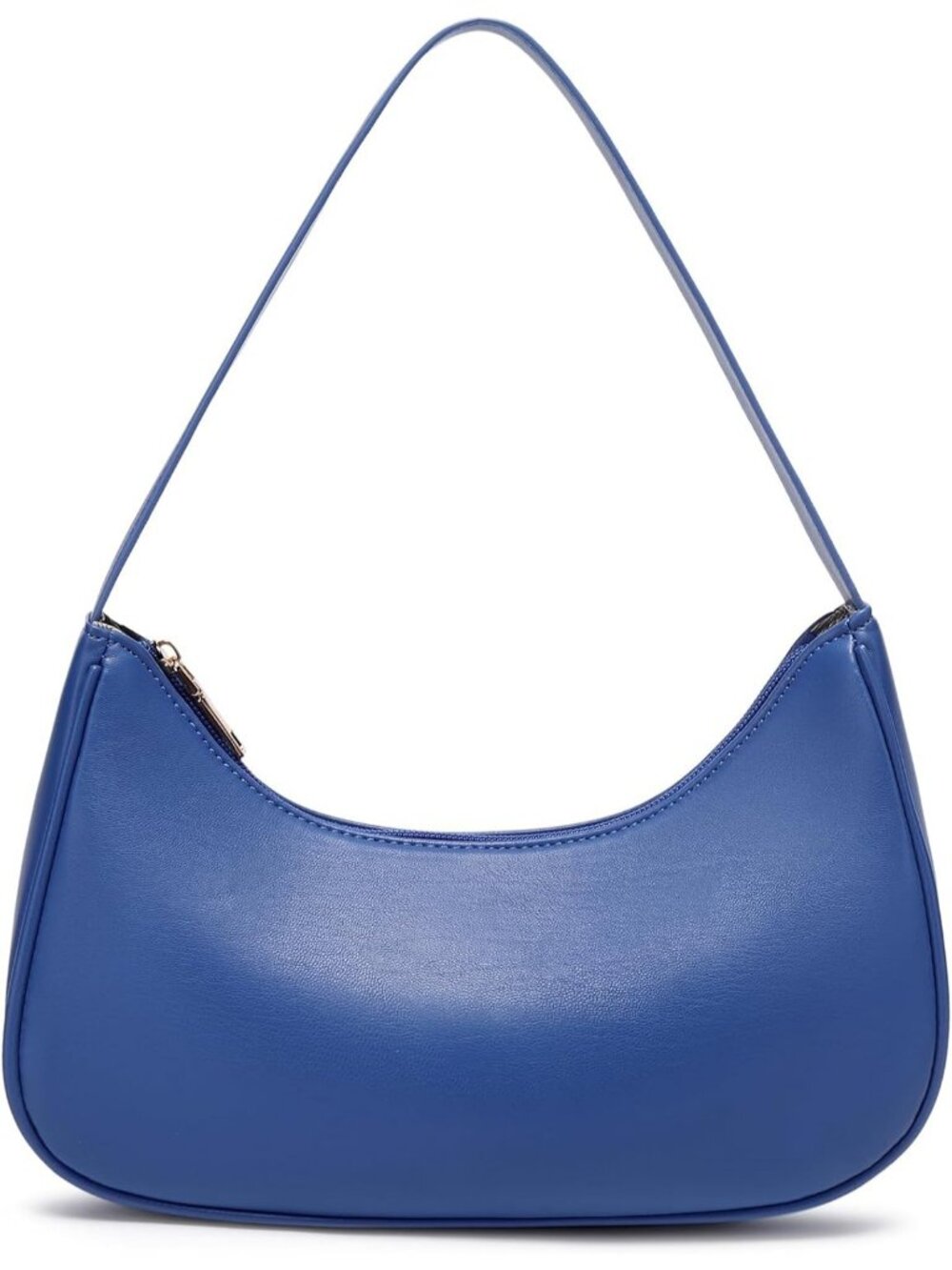 Women's Blue Cute Hobo Mini Tote Handbag Underarm Purse Shoulder Bag